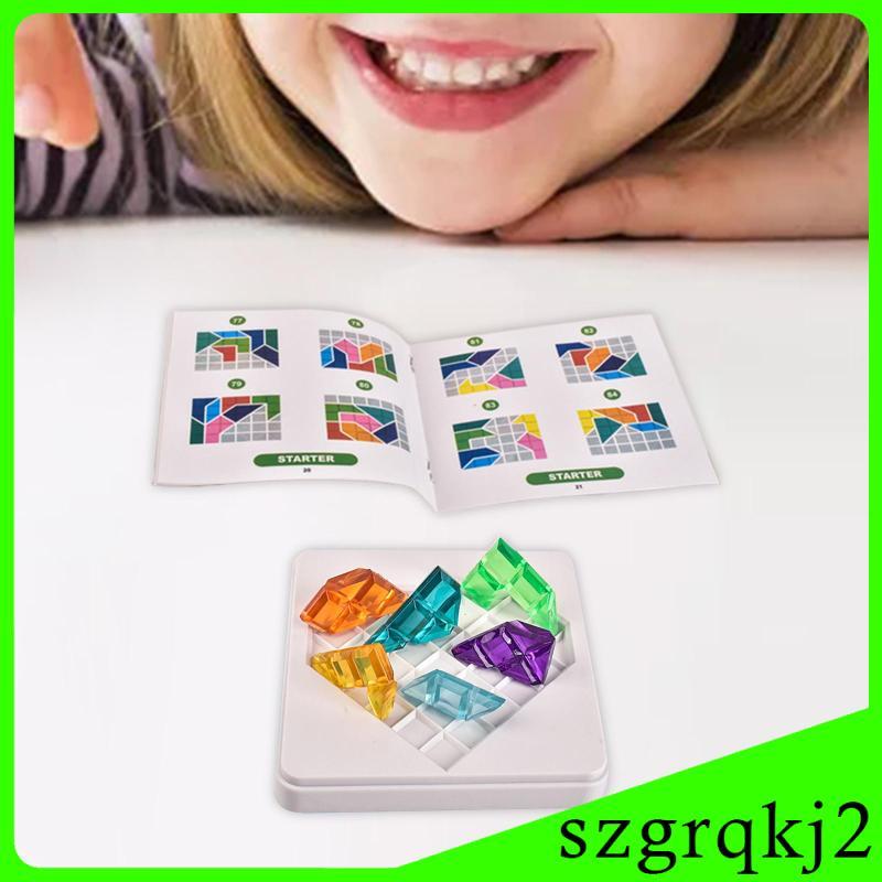 [Szgrqkj2] Travel Puzzle Game Educational Spatial Board Game วัยรุ่น IQ Love Puzzle Game