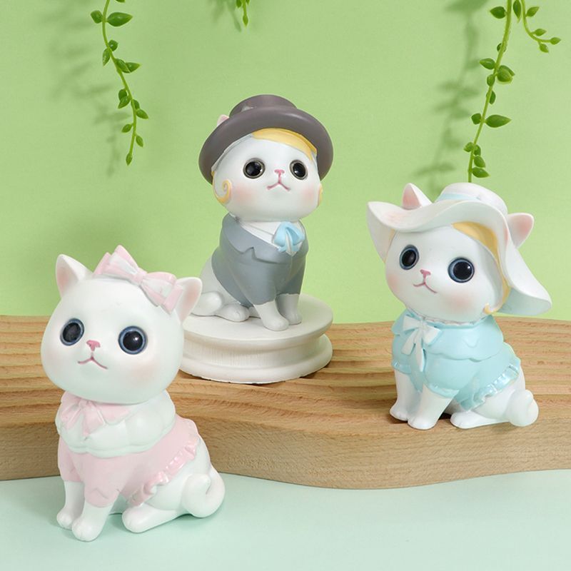Meow Series Snow White Plaster Doll Children DIY Coloring Aromatherapy 3D สามมิติ Graffiti ทาสี Snow