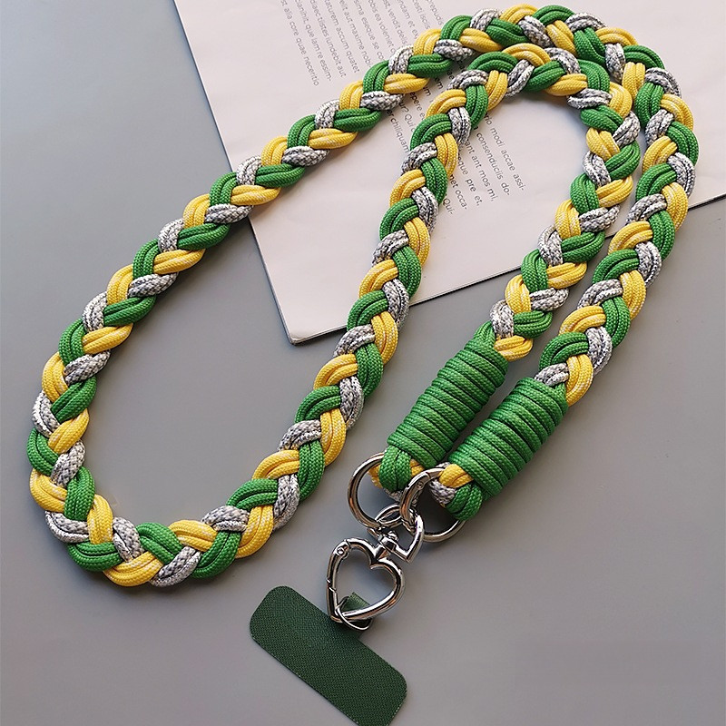 อินที่มีสีสันหกสาระทอยาวโทรศัพท์มือถือเชือกเส้นเล็กกระเป๋ากล้องถ้วยน้ําที่สําคัญกลางแจ้งป้องกันการสูญหายจี้ของขวัญคริสต์มาส - รูปที่ 6