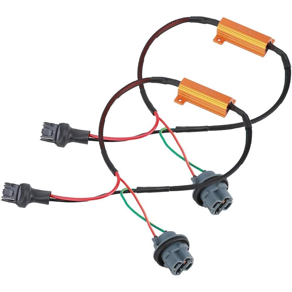 B08Y8Tdqdy, ตัวต้านทานโหลด LED Turn - 7440 T20 50W8RJ ตัวต้านทานเดี่ยวลวด Fix Hyper Flash สําหรับไฟเ