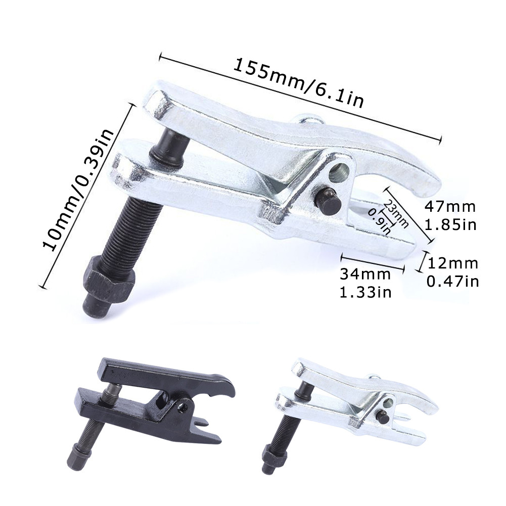 หัวดูดข้อต่อลูกหมาก เหล็กดูดสีเงิน ตัวดึงลูกหมากในรถยนต์ เครื่องถอดข้อต่อพิเศษ - รูปที่ 4