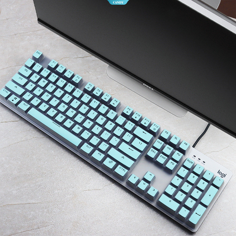 Perfect-Fit Anti-Dust Keyboard Skin สําหรับ Logitech K845 Full-Size Wired Mechanical Gaming Keyboard