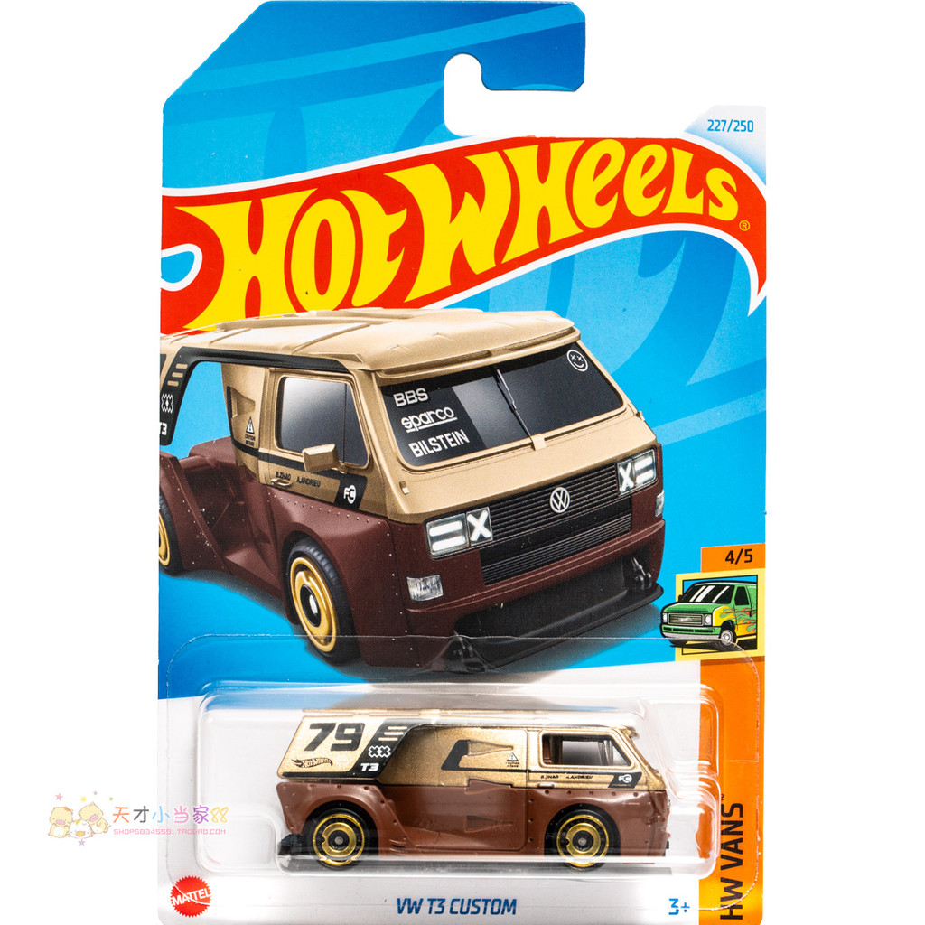 เบอร์ 227 VW T3 CUSTOM Volkswagen Dumpling สี Hot Wheels HW VANS Series 24Q
