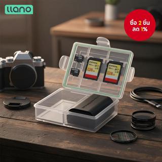 กล่องเก็บกล้องกันน้ํา llano กล่องใส่เมมโมรี่การ์ดแข็ง SD TF