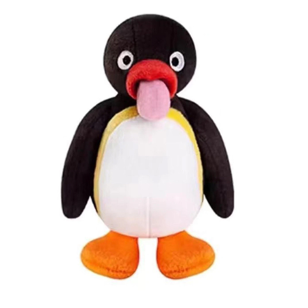 Penguin Doll Cartoon Tongue Out Pingu Plush Toys