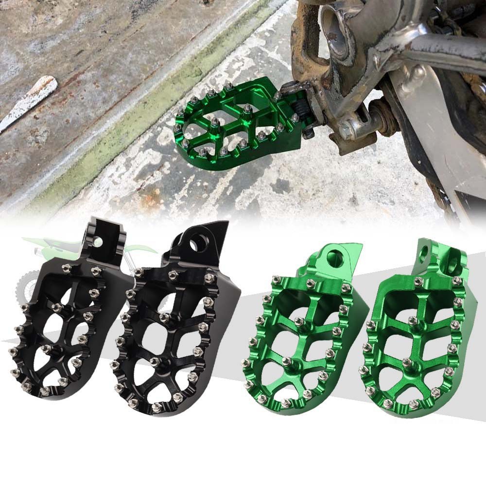 เหมาะสําหรับ Kawasaki KX65 KX80 KX85 KX100 รถจักรยานยนต์ออฟโรดดัดแปลงเหยียบกันลื่น Forefoot