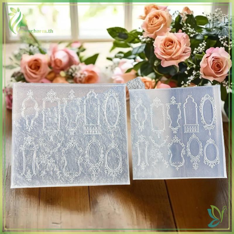 [ความงาม] 1 ชิ้น Bowknot Sea Jellyfish Rose Leaf 3D อะคริลิคแม่พิมพ์ตกแต่งเล็บเล็บ DIY ออกแบบซิลิโคนเล็บแม่พิมพ์ {ขาย}