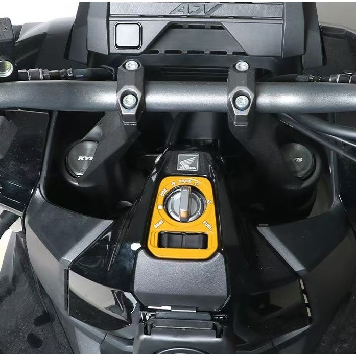 ฝาครอบตกแต่งล็อคประตูไฟฟ้า Honda ADV350 ป้องกันฝุ่น กันรอยขัด - รูปที่ 4