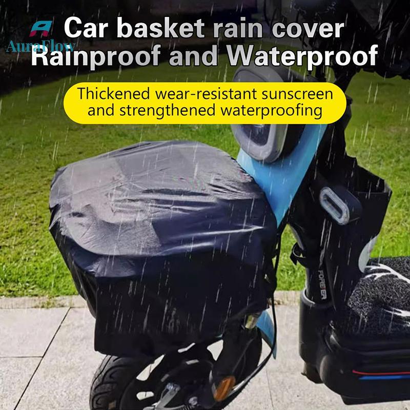 AuraFlow Rain Cover สําหรับกระเป๋าจักรยาน Rain Cover สําหรับ Rain Cover ตะกร้าจักรยานกระเป๋ากันน้ําช