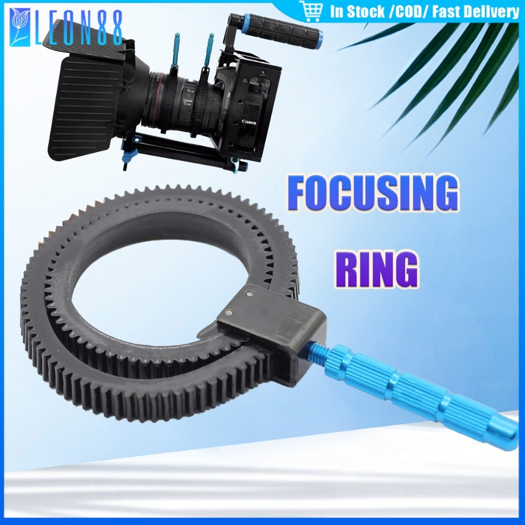ของมาใหม่！Focus Ring อุปกรณ์กล้องถ่ายวิดีโอ โลหะอลูมิเนียม+ABS เฟืองรัดเลนส์ ปรับได้ง่ายซูม โฟกัสง่าย