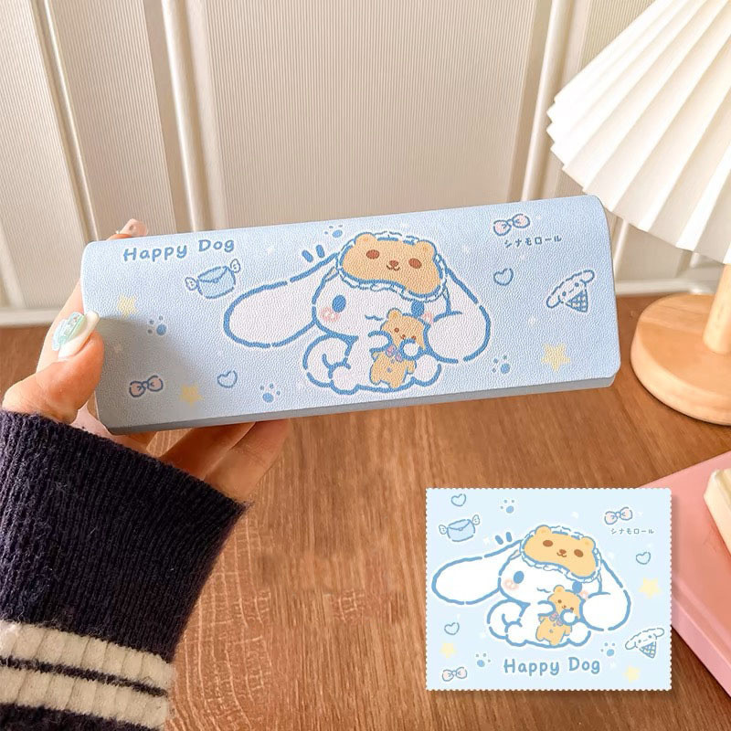 กล่องใส่แว่นตาแม่เหล็ก Sanrio Hello Kitty, Cinnamoroll, Kuromi และ Pochacco สไตล์คาวาอิ ราคา ถูกที่สุด ดีลบีเคเค แกลเลอรีภาพที่ 5