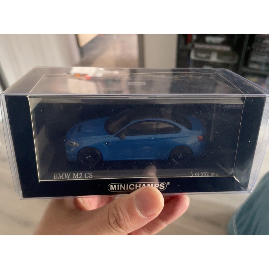 1/43 Mini Cut BMW m2 สีฟ้าในการจัดส่ง