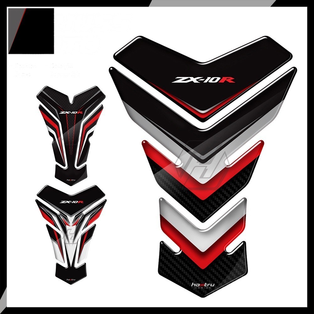 สําหรับ Kawasaki Ninja ZX10R SE/RR ZX-10R Tankpad 3D รถจักรยานยนต์ Pad Protector สติกเกอร์.1