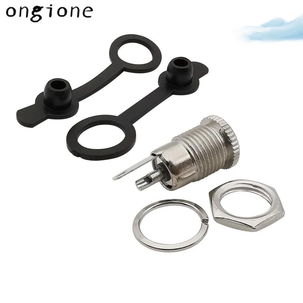ONGIONE อะแดปเตอร์แจ็ค DC, 5.5 x 2.1 มม.โลหะ DC Power หญิงซ็อกเก็ตแจ็ค, DC Power Jack Socket คุณภาพส