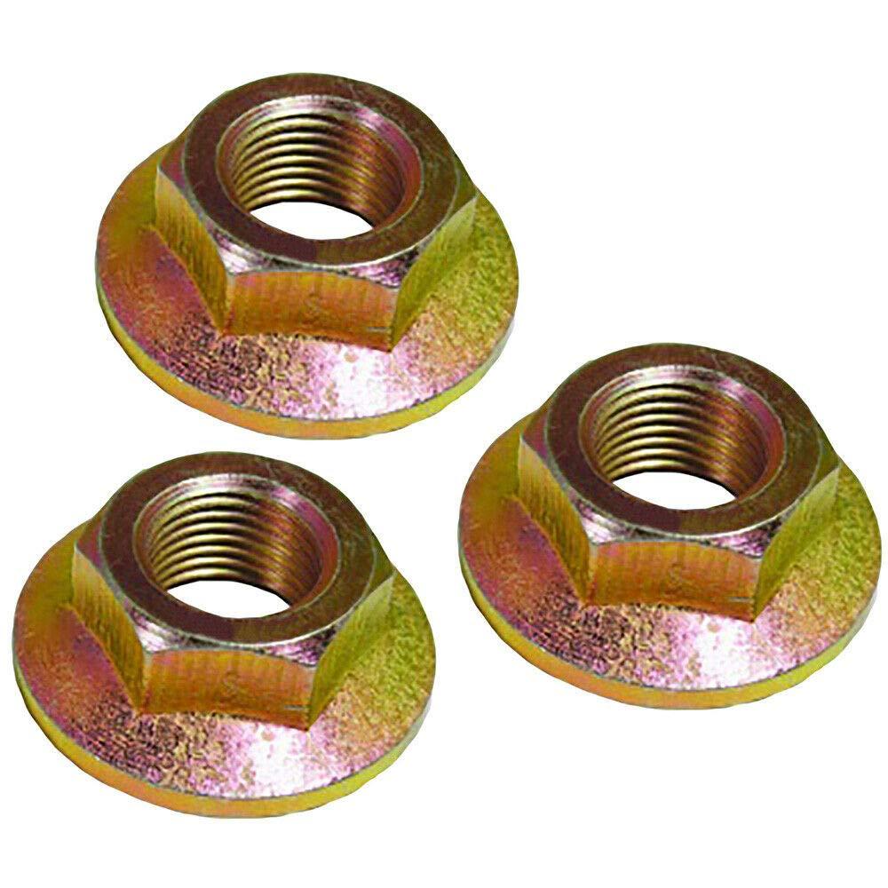 (3 แพ็ค) Spindle Blade Nut เหมาะสําหรับ MTD Cub Cadet เครื่องตัดหญ้า RZDT 50 - RZD 54 - RZT42