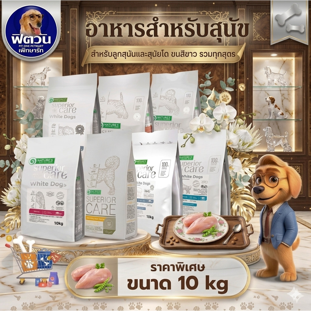 Nature's Protection Superior Care อาหารสำหรับลูกสุนัข สุนัขโต 
  ขนาด 10kg.