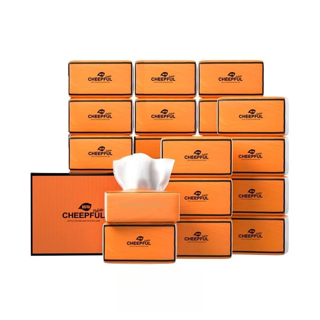 【20ห่อ จัดส่งภายใน 24 ชั่วโมง】 KFTTSHOP Air Cushion Soft Tissue กระดาษทิชชู่ กระดาษชำระ กระดาษทิชชู่ หนา 4 ชั้น 360 แผ่น