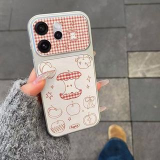 เคสโทรศัพท์ลายแอปเปิล ใช้ได้กับ iPhone 13/11/12/17/14/15 Plus/16 Pro Max ผลิตจากหนังแท้คุณภาพสูง กันกระแทกและทนทาน