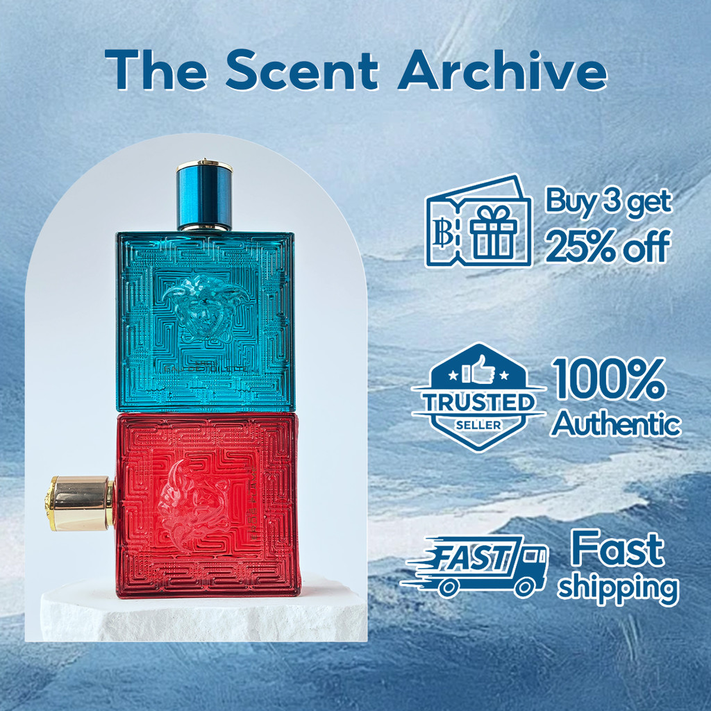 จัดส่งรวดเร็ว🚛Eros for men EDT/EDP & Eros Flame 2ml/5ml/10ml น้ําหอมชาย