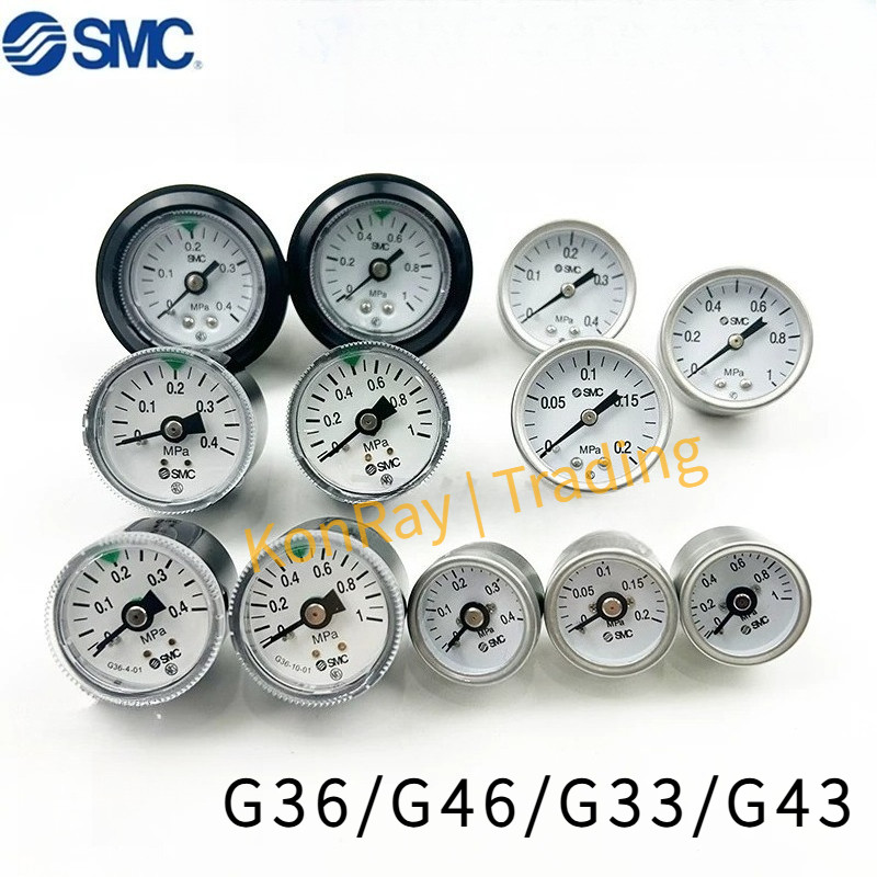 SMC Pneumatic Air Source Filter เครื่องวัดความดัน G36-10-4-01 G46-4-10-01-02 G33-2-4-10-01 G46-4-10-