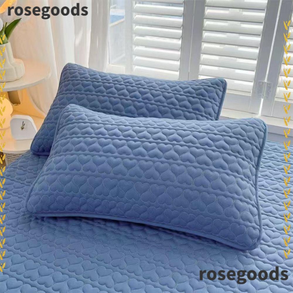 ROSEGOODS หมอน Protector, Anti Mite Head oil หมอน, ผ้าฝ้ายกันเหงื่อสบายกันน้ําหมอน core protection ในครัวเรือน