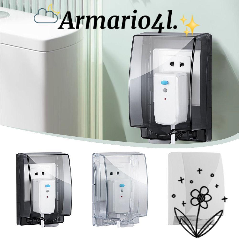 ฝาครอบป้องกันสวิตช์ ARMARIO, ฝาครอบปลั๊กไฟฟ้ากันน้ําแบบมีกาวในตัว, กล่องปลั๊กประเภท 86 แบบใสป้องกันน้ํากระเซ็นแบบพกพาสําหรับบ้าน