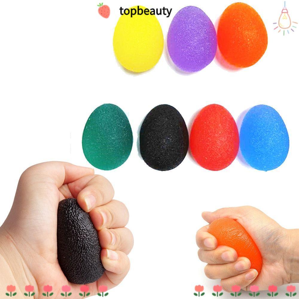 Topbeauty ลูกบอลความเครียด, การฝึกจับบีบลูกบอลคลายเครียดลูกบอลความเครียด, ซิลิโคนออกกําลังกายบีบลูกบอลนิ้วนวด