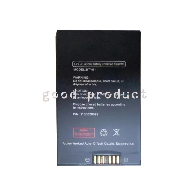 BTY61 BTY64 แบตเตอรี่สําหรับ Newland MT60,MT60E,MT60H,MT6550,MT6550 Pro,MT66 ใหม่ Li-ion ชาร์จเปลี่ย