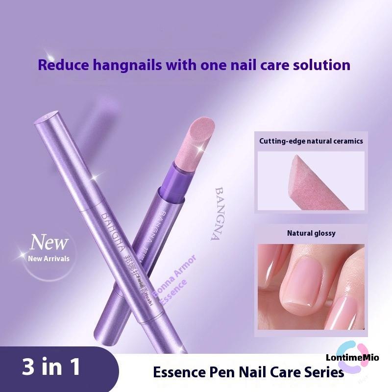 LontimeMio] 3In1 เซรามิคเล็บ Cuticle Oil Brighten Moisturizing เล็บ Cuticle Remover ปากกาป้องกันเล็บ Damage Nails Care เครื่องมือใหม่