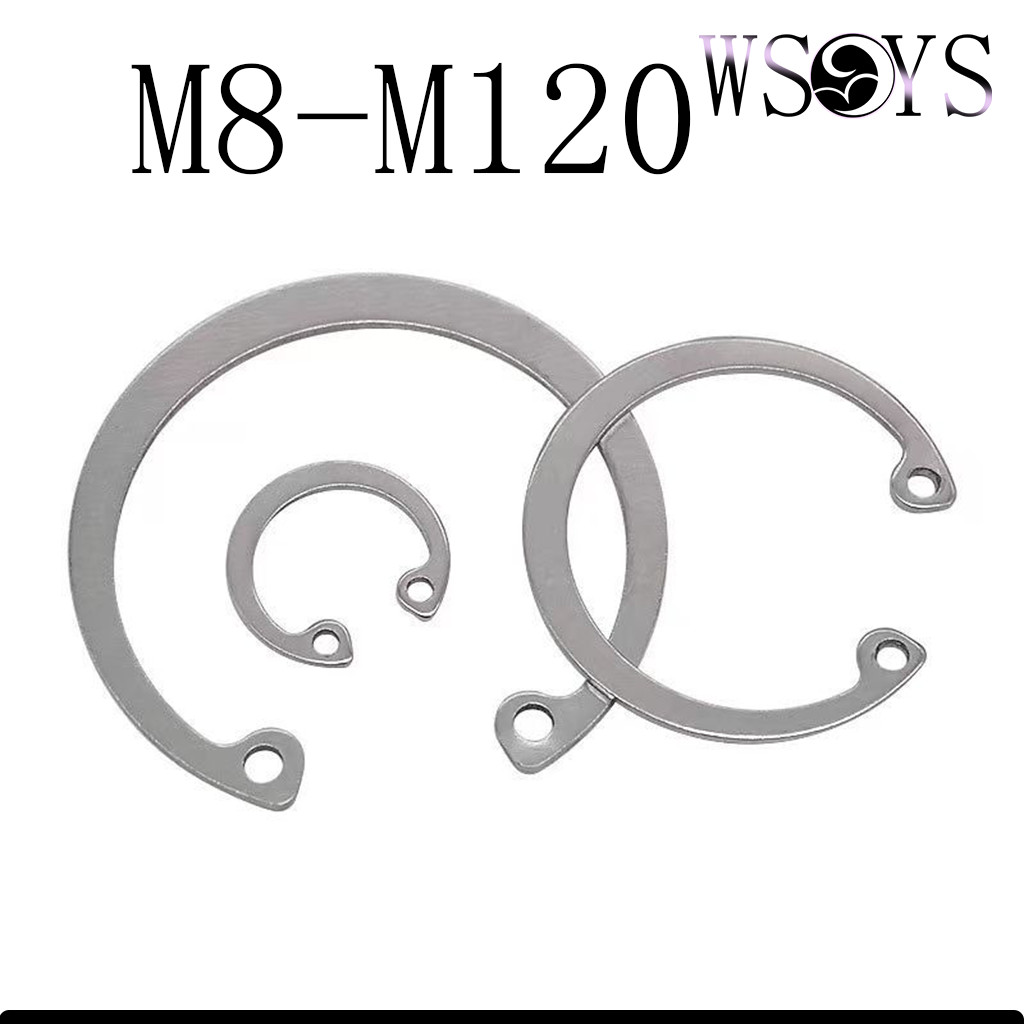 [WSYS]สแตนเลส 304 แหวนล็อค ใน ตัว C/Internal Retaining Snap Ring SUS304(M8-M120 CK)