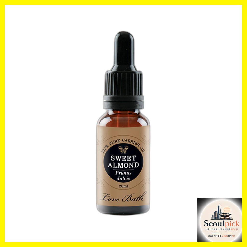 [love bath] Aroma Face Oil Sweet Almond, 20ml, 1pc / Korean Facial Oil / Sweet Almond / ของแท้ 100% 