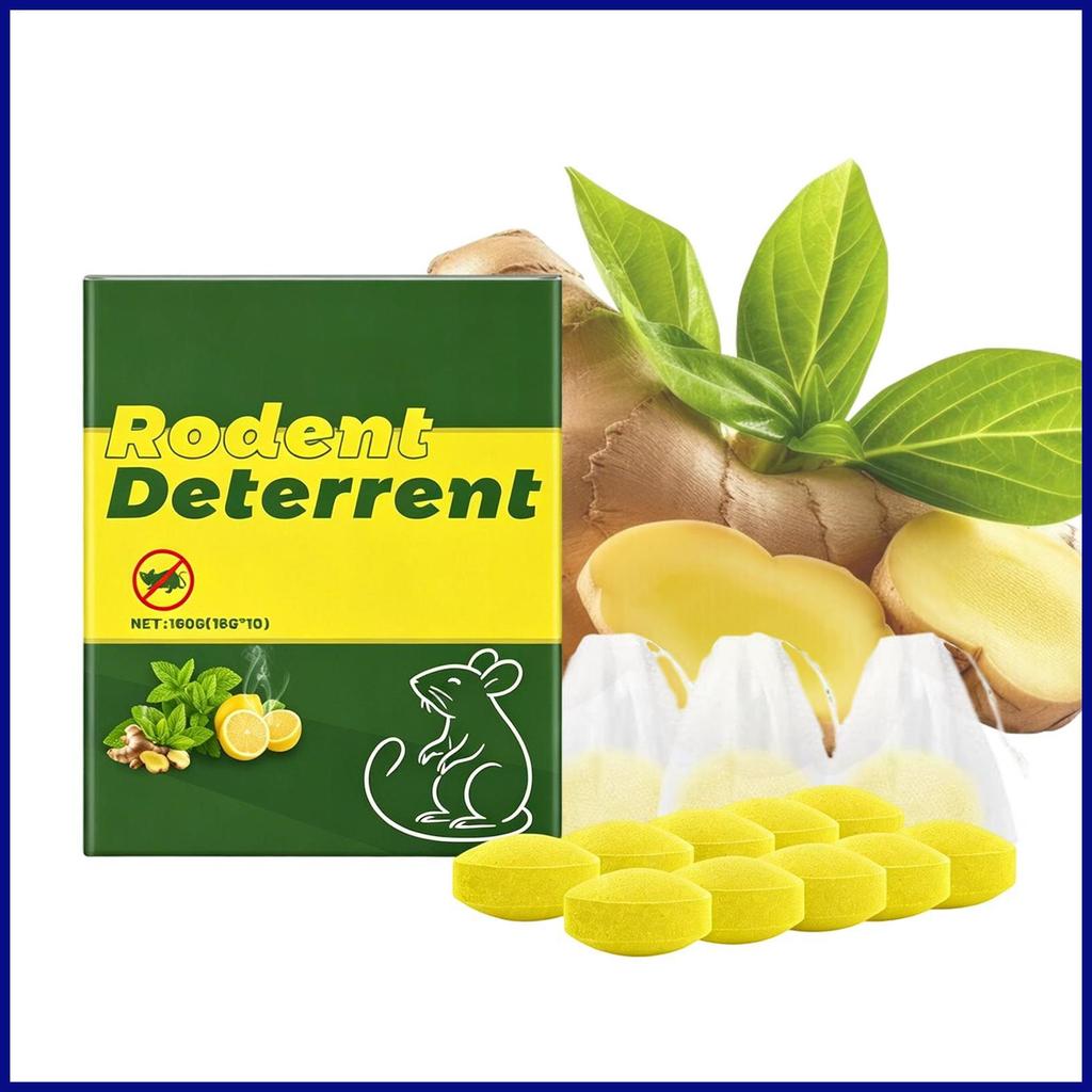 Peppermint Oil Mouse Repeller ธรรมชาติ 10 ชิ้นแบบพกพา Gentle Mice Repeller Ball สําหรับรถยนต์ตู้ครัว Wall ometyth