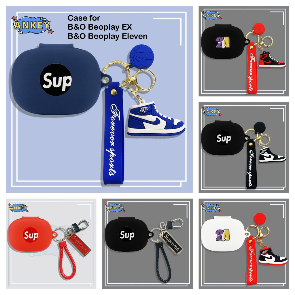 Case for B&O Beoplay EX Protective Silicone Blue Shoes Pendant Covers B&O Beoplay Eleven Bluetooth E