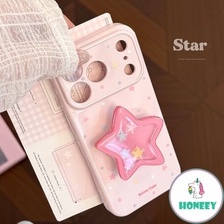 บล็อกสีสไตล์เกาหลีพร้อมดาวขาตั้งแม่เหล็กกันกระแทกปกอ่อนเคสโทรศัพท์เข้ากันได้สําหรับiPhone 17 16 15 14 13 Pro Max Anti Drop Anti Scratch Full Bodyป้องกัน