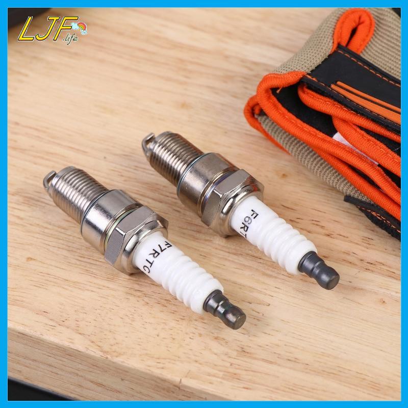 LJF PW50 PW80 F6RTC หัวเทียนสําหรับ 50cc 70cc 90cc 110cc เครื่องยนต์ประสิทธิภาพสูงการใช้ต่ํารถจักรยา