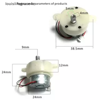 JS30 Micro Gear Motor DC 6V เกียร์พลาสติกมอเตอร์ไฟฟ้า 5RPM 100RPM 0805mm D Shaft Reversible สําหรับอุปกรณ์อัตโนมัติ