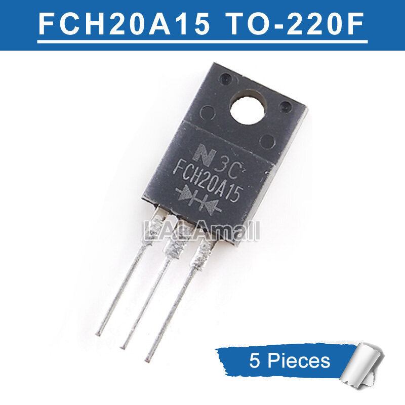 5pcs FCH20A15 TO-220F FCH 20A15 TO220 20A/150V Schottky Rectifier Diode ใหม่