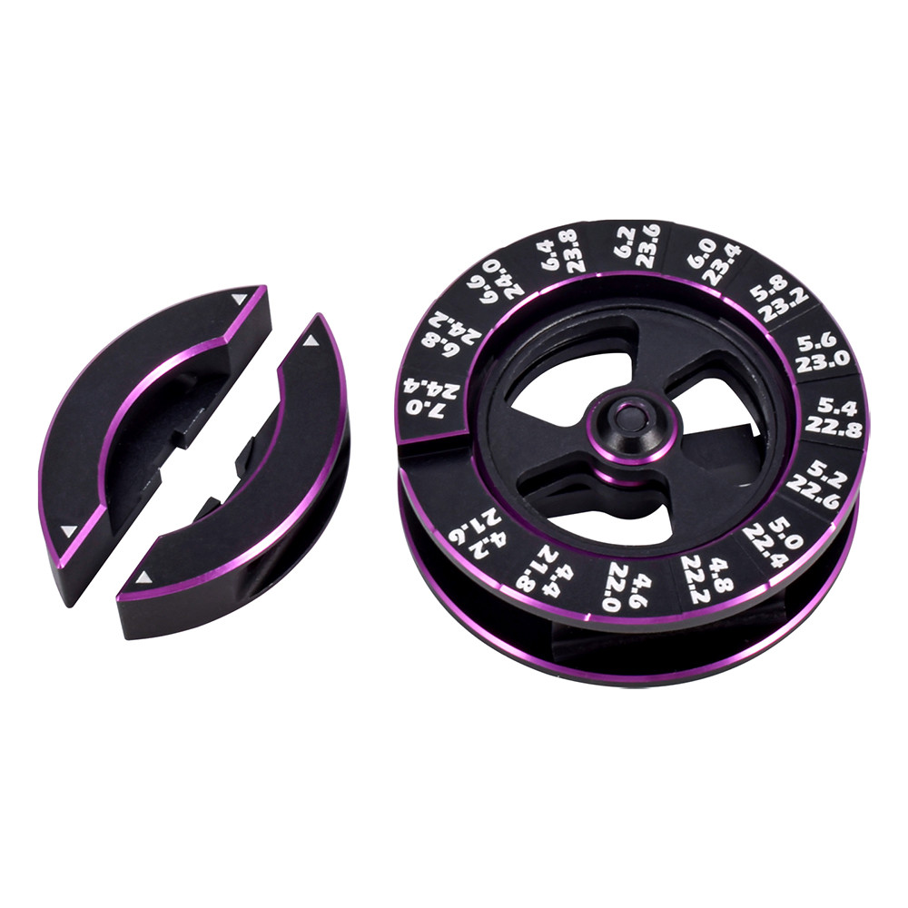 9IMOD RC แชสซี Droop Gauge วัดวงกลม Droop Gauge Range 21-25 มม.สําหรับ 1/10 on-road Touring รถบํารุงรักษาอัพเกรด - รูปที่ 3