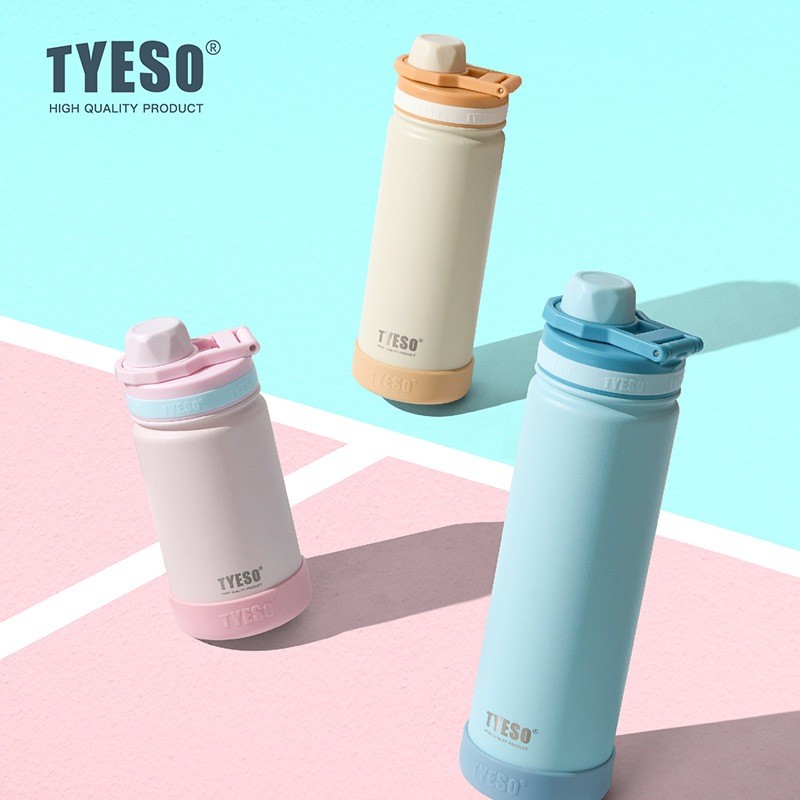 TYESO STAINLESS BOTTLE 420ML 600ML 750ML TYESO TUMBLR VACUUM INSULATED