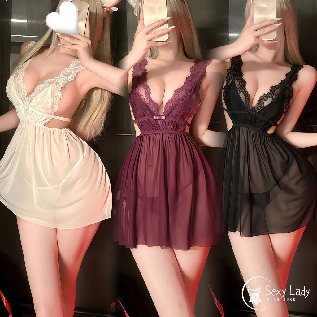 Lady🤍🤍เดรสเซ็กซี่ คอวีลึก ร้อนแรง ชุด เซ็กซี่ ชุด ราคาถูก ที่สุด ลูกไม้เซ็กซี่ ผ้าใส่สบาย ส่งไวจากไทย