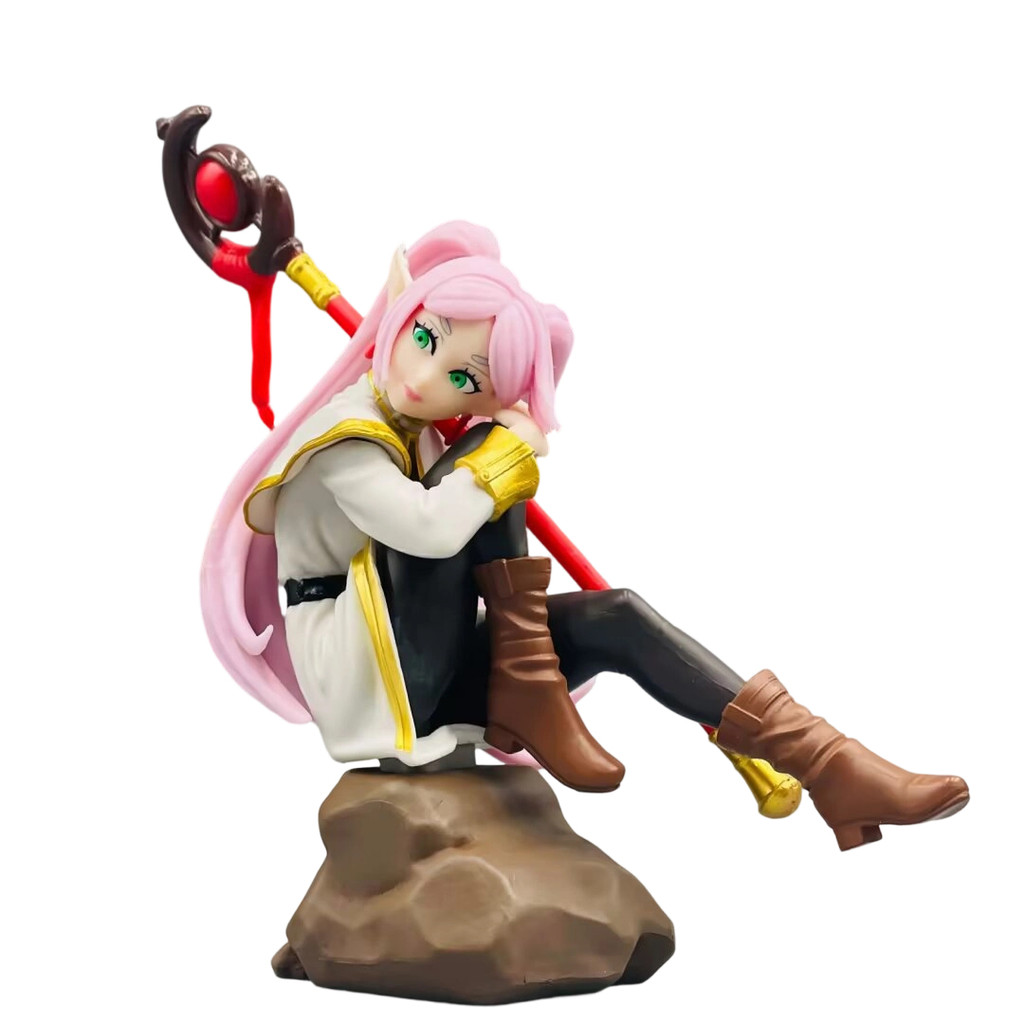 Frieren: Beyond Journeys End - Staff-wield Frieren Seated Pose Figure Boxed Collectible Model