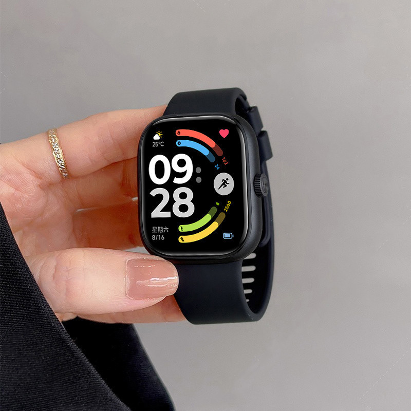 กรณีคอมพิวเตอร์แข็ง + สายรัดซิลิโคนสำหรับนาฬิกา for Redmi Watch 6 5 4 กระจกนิรภัยป้องกันหน้าจอปกสายรัดยาง อุปกรณ์เสริม ราคา ถูกที่สุด ดีลบีเคเค แกลเลอรีภาพที่ 5