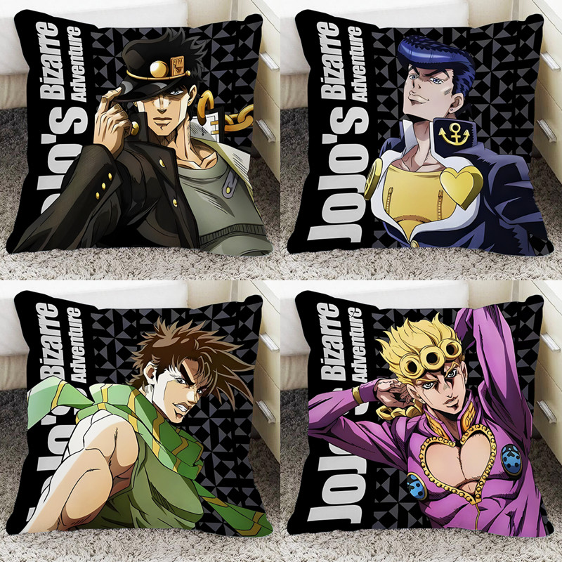 JOJO สินค้า Jonathan Josta Kujo Jotaro Touhou Josuke อะนิเมะหมอนรถหมอน Dual-ใช้