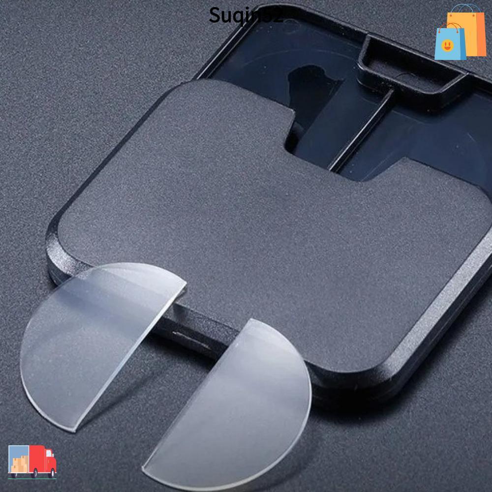 SUQIN52 1 คู่ Stick-on เลนส์ Presbyopic,ขยาย Anti Blue Light Bifocal เลนส์อ่านหนังสือ,ซิลิโคนReusable Eye Protectionสายตายาวแว่นตาสําหรับผู้ชายผู้หญิง