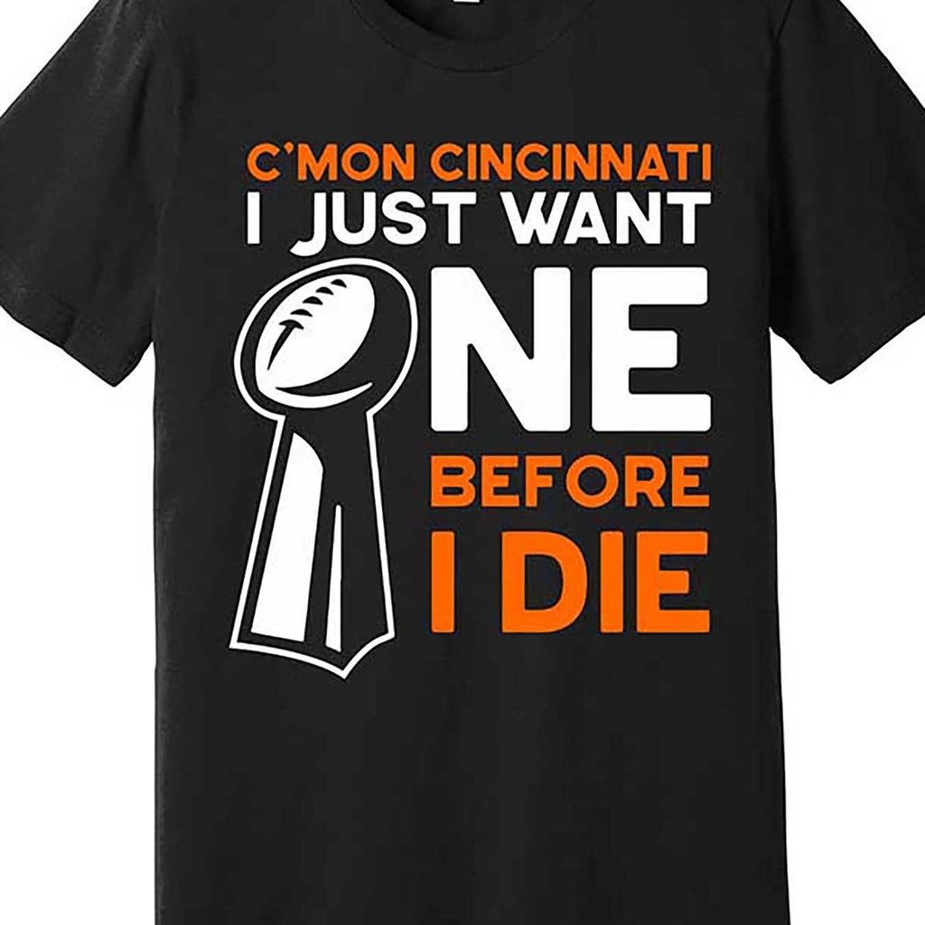 เสื้อยืด Cincinnati, I Just Want To Get Ne Premium 591375 เสื้อยืดกราฟิกแขนสั้นผู้ชาย Fun Series Bla