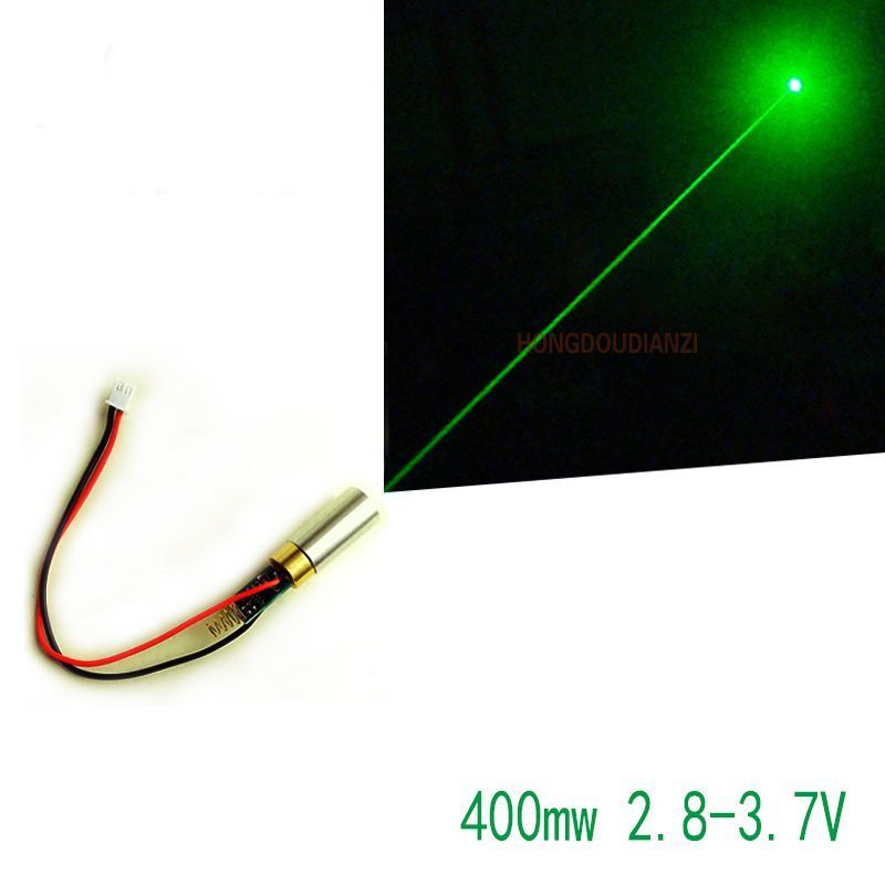 หัวเลเซอร์สีเขียวอัตราพลังงานสูง (400mW/200mW) – หลอดเลเซอร์สำหรับไฟสเตจแบบจุด | รองรับแรงดัน 2.8V/3