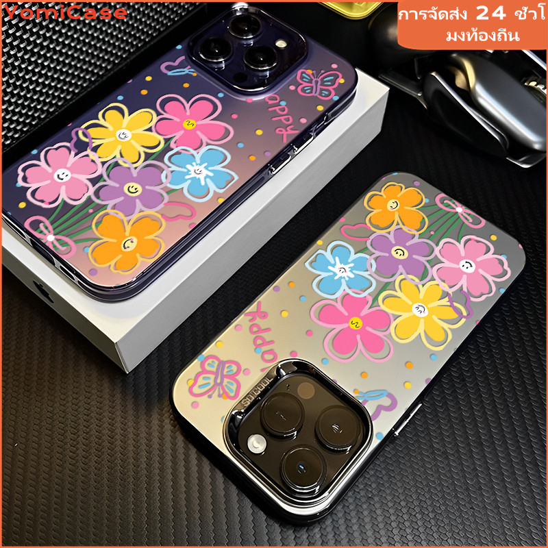 เคสโทรศัพท์ Chrome Silver ดอกไม้ สำหรับโอปโปA31 A15 A17 รูปที่ 6