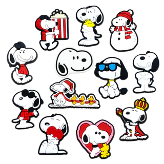 12 ชิ้น/เซ็ตรองเท้า Charm MEIDJ ตัวติดรองเท้า Pvc ตัวการ์ตูน สำหรับตกแต่ง MEIDJ Diy รองเท้าหัวโต ติดง่าย น่ารัก