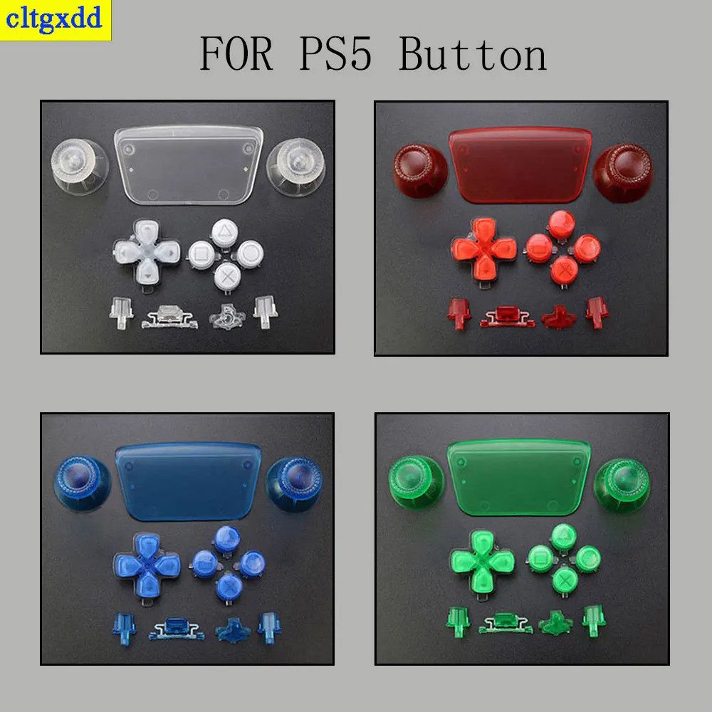 Cltgxdd 1 ชุดสําหรับ Ps5 V1.0 Controller เปลี่ยนปุ่ม Group D-pad L1 R1 L2 R2 ปุ่มทริกเกอร์เน้นแหวน B