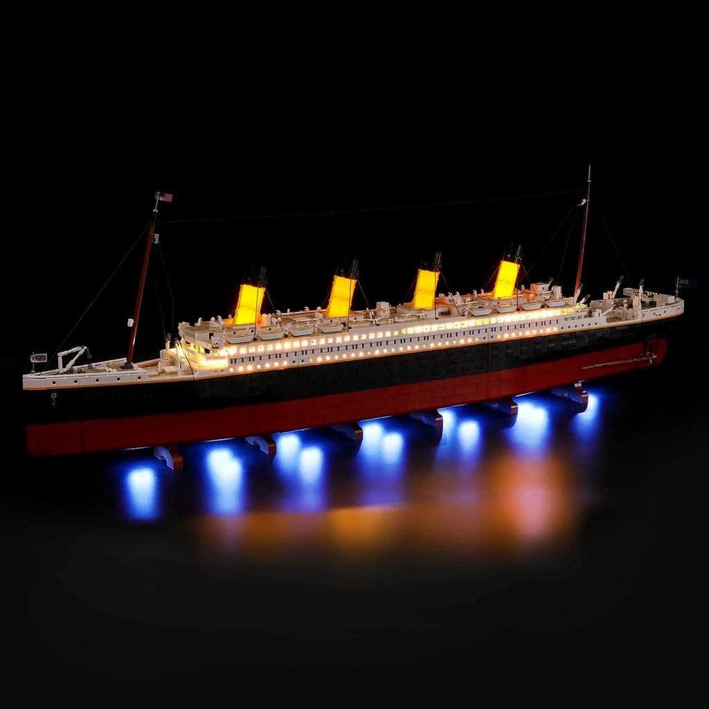 BRIKSMAX ชุดไฟ Led สําหรับ Creator Titanic - เข้ากันได้กับ Lego 10294 Building Blocks รุ่น- ไม่รวมชุ